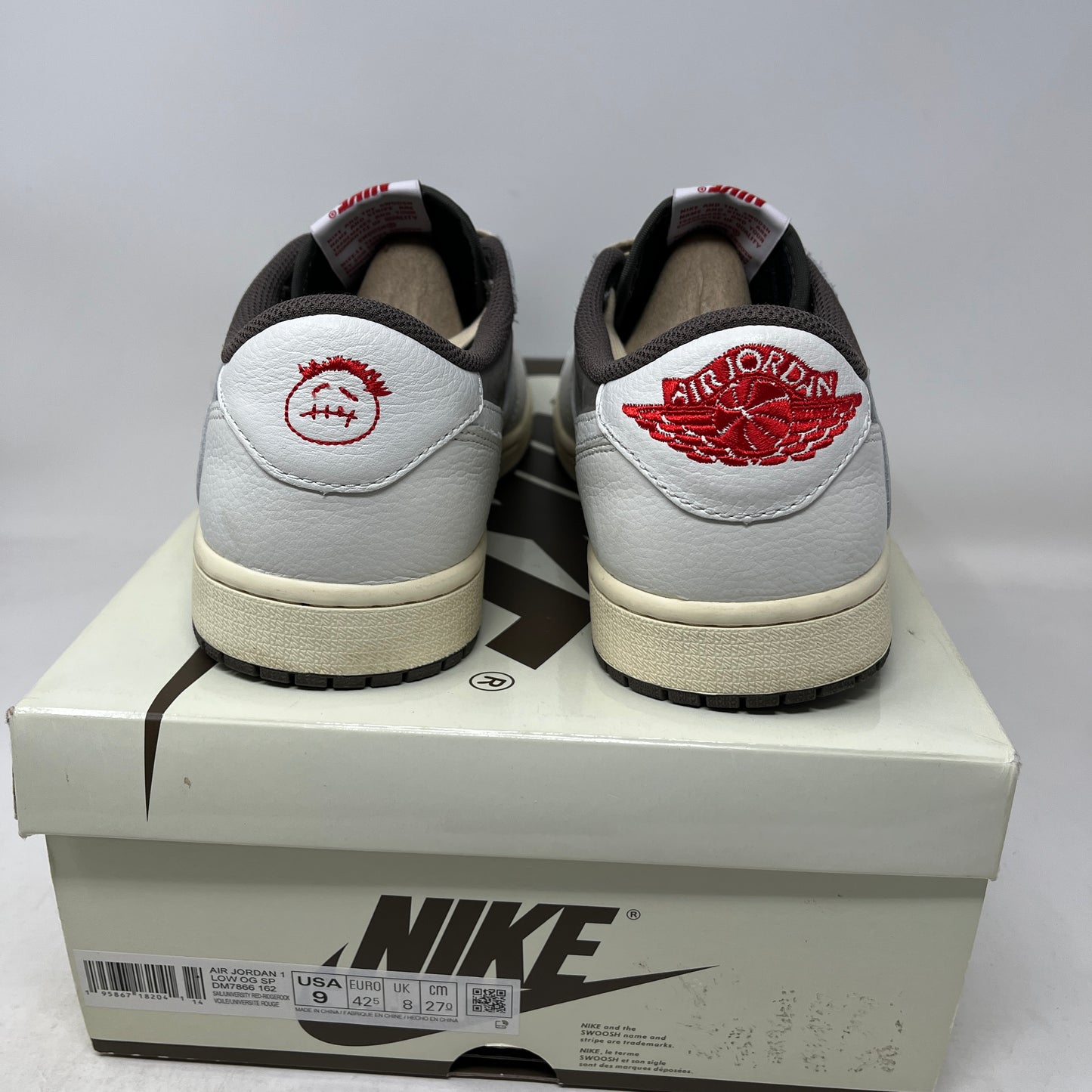 Jordan 1 Retro Low OG SP Travis Scott Reverse Mocha Used