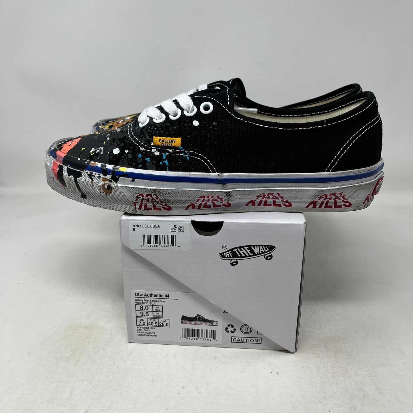 Vans Authentic Reissue 44 Gallery Dept. Art That Kills Black Used