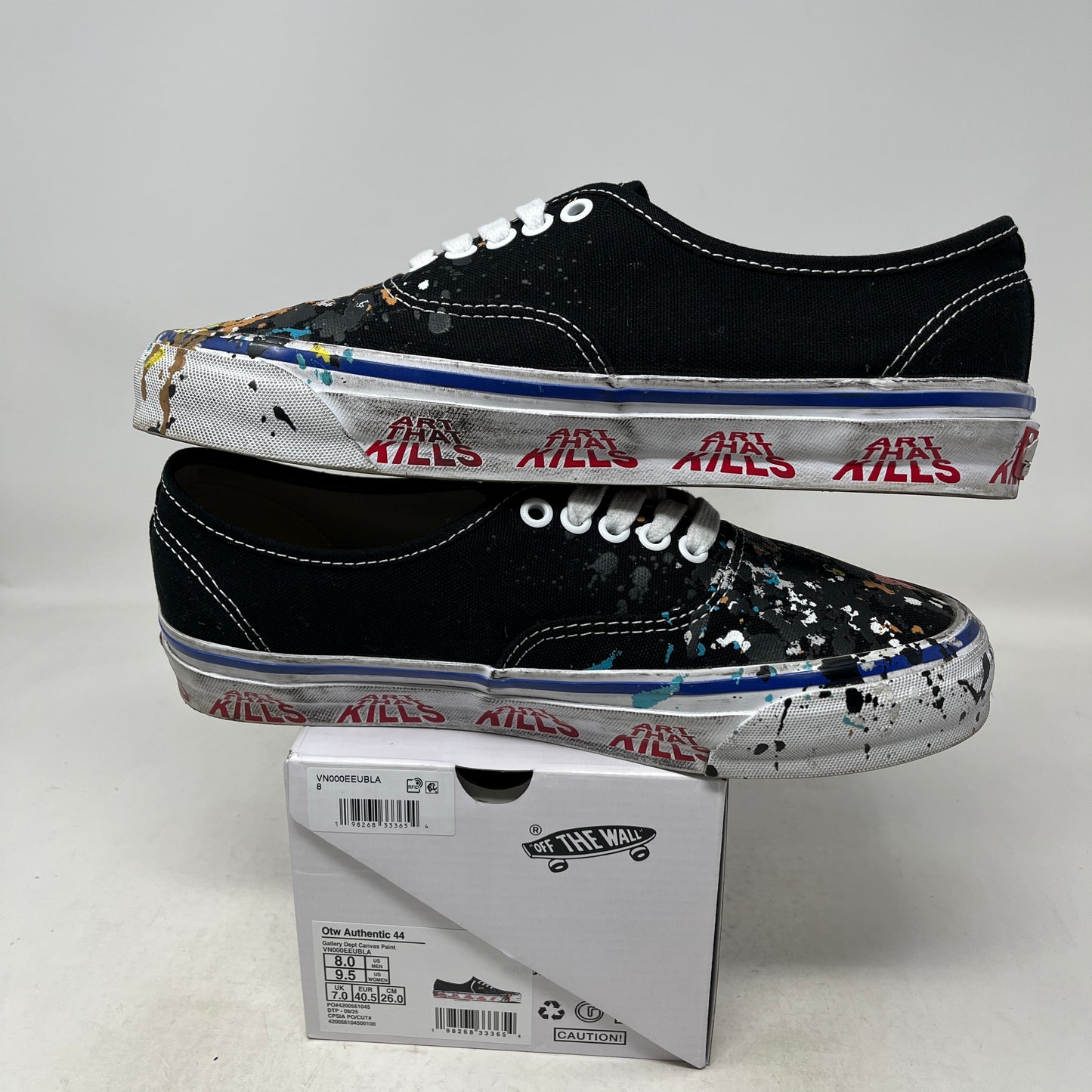 Vans Authentic Reissue 44 Gallery Dept. Art That Kills Black Used