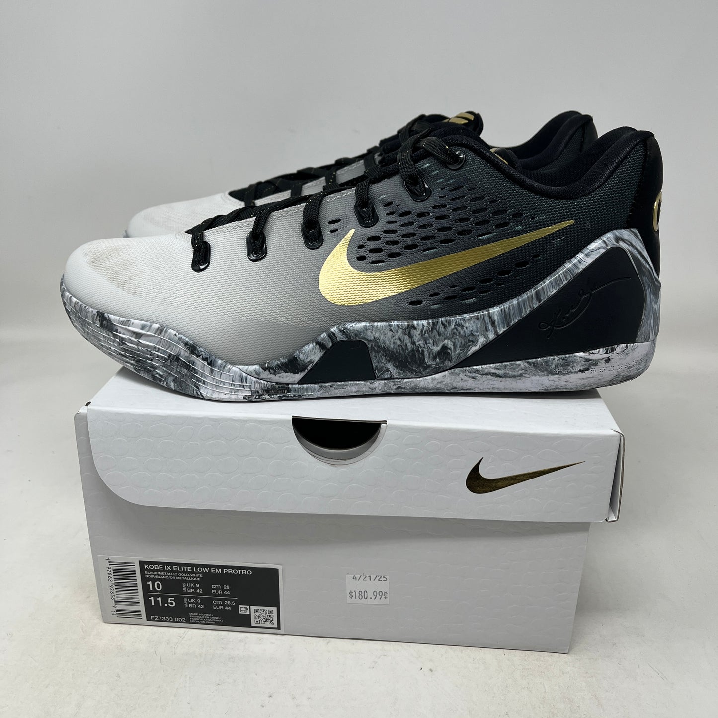 Nike Kobe 9 EM Low Protro Mambacita Used