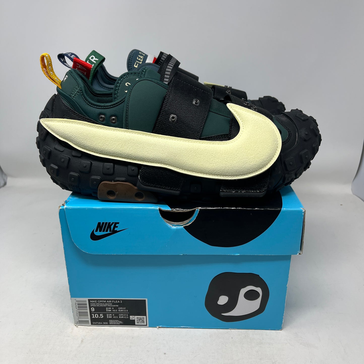 Nike CPFM Air Flea 2 Cactus Plant Flea Market Faded Spruce Used