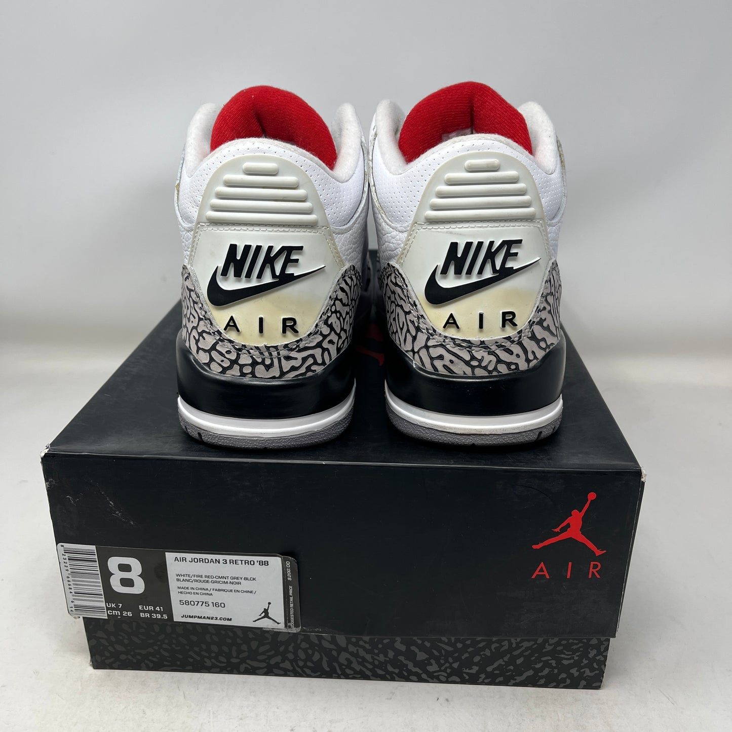 Jordan 3 Retro White Cement '88 Dunk Contest (2013) Used