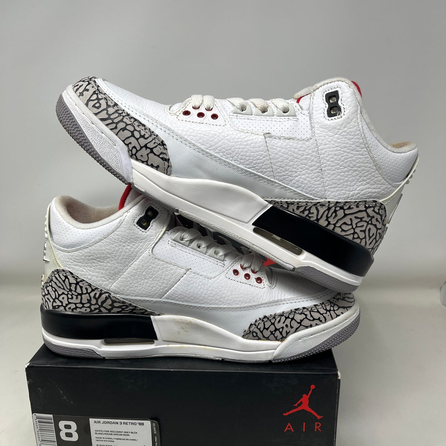 Jordan 3 Retro White Cement '88 Dunk Contest (2013) Used