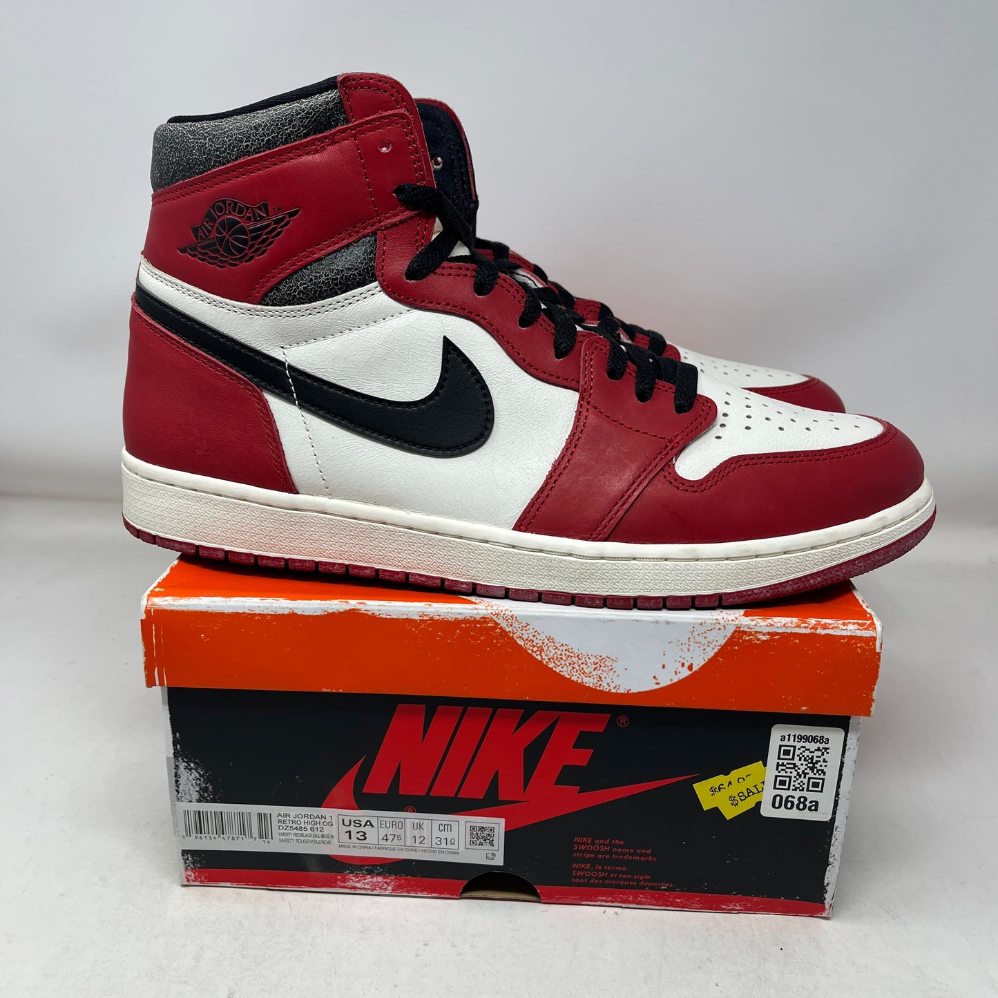 Jordan 1 Retro High OG Chicago Lost and Found Used