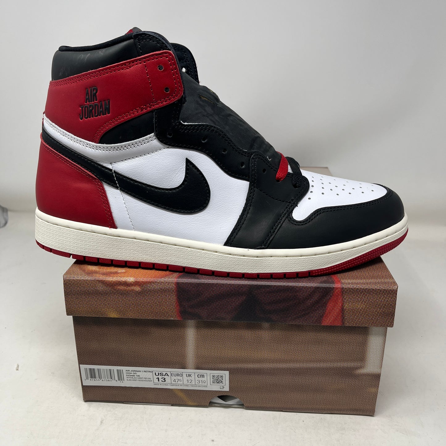 Jordan 1 Retro High OG Black Toe Reimagined