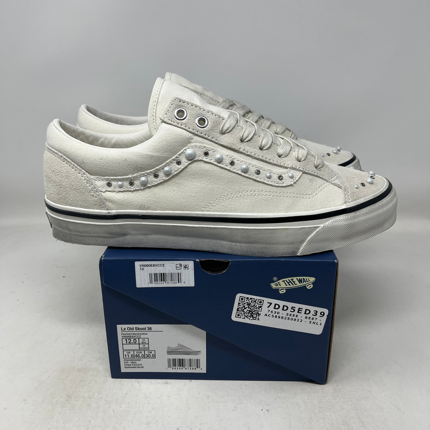 Vans OTW Old Skool 36 Pearlized Pack Marshmallow Used