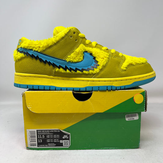 Nike SB Dunk Low Grateful Dead Bears Opti Yellow Used