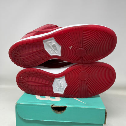 Nike SB Dunk Low Red Patent Leather Used