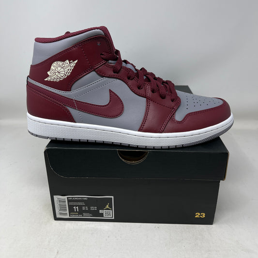 Jordan 1 Mid Cherrywood Red