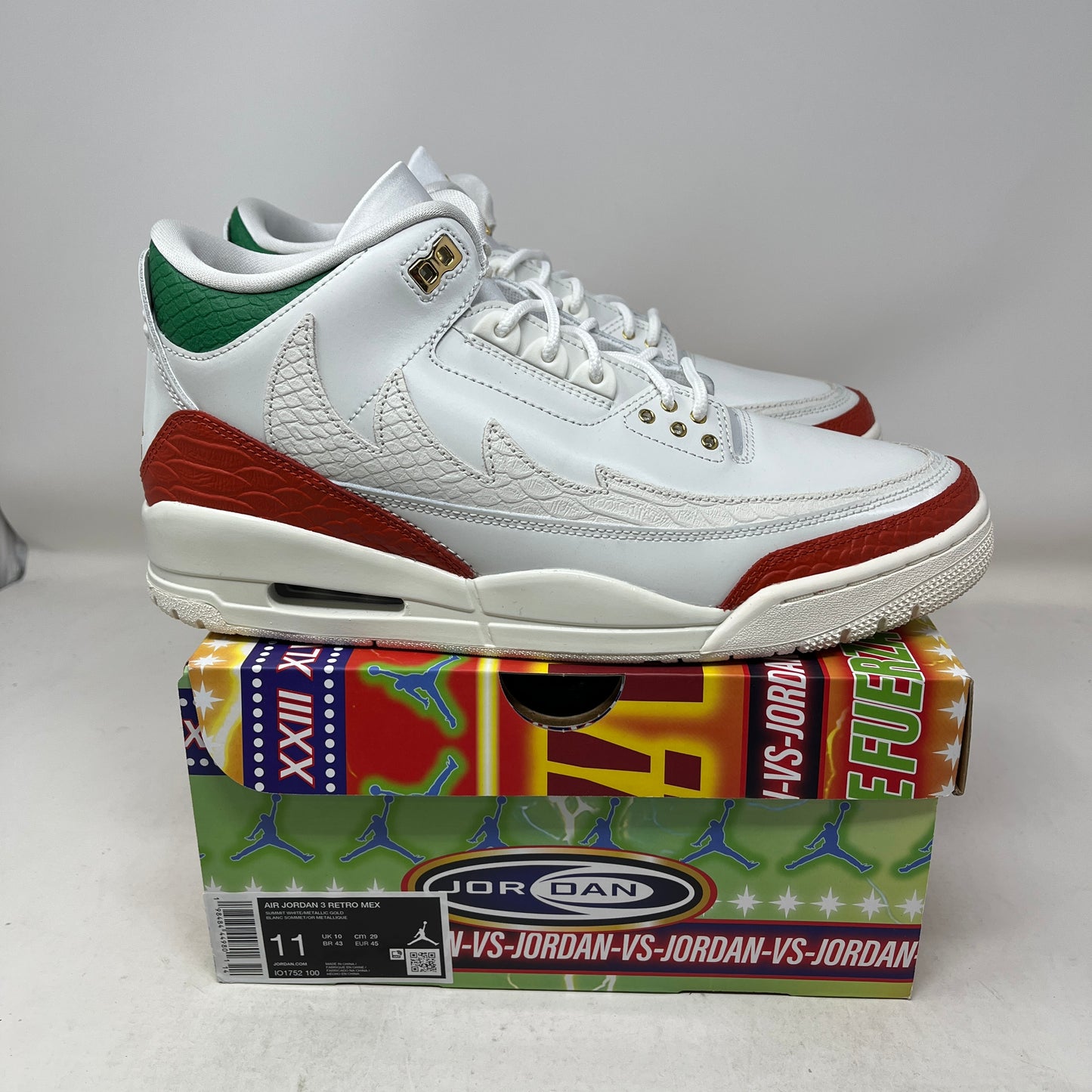 Jordan 3 Retro El Vuelo Summit White Used