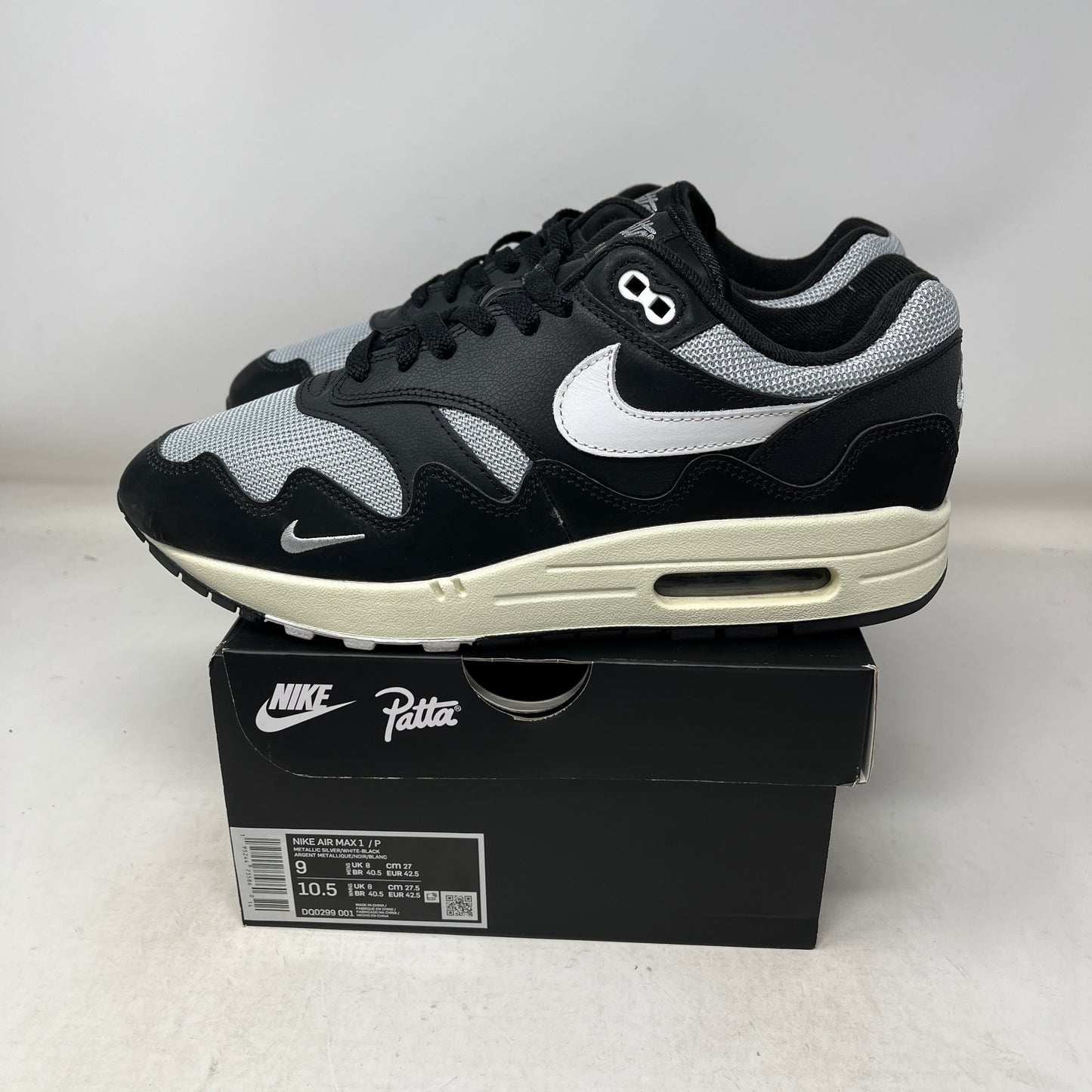 Nike Air Max 1 Patta Waves Black Used