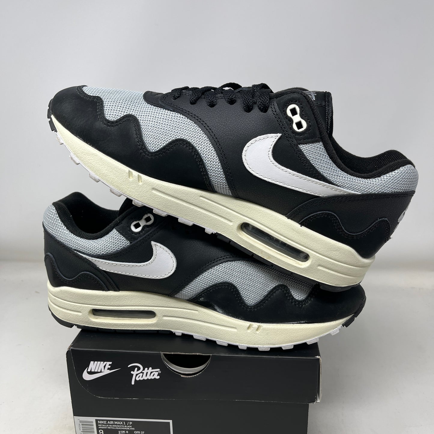 Nike Air Max 1 Patta Waves Black Used