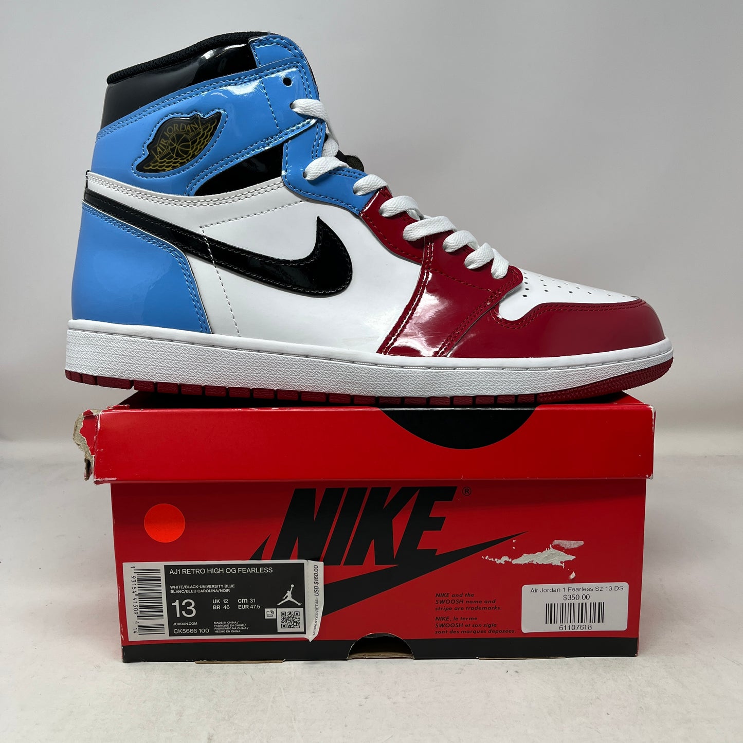 Jordan 1 Retro High Fearless UNC Chicago (Used)