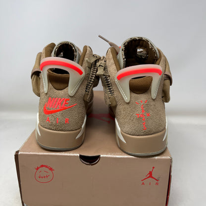 Jordan 6 Retro Travis Scott British Khaki (Tried On)