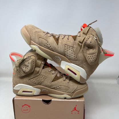 Jordan 6 Retro Travis Scott British Khaki (Tried On)