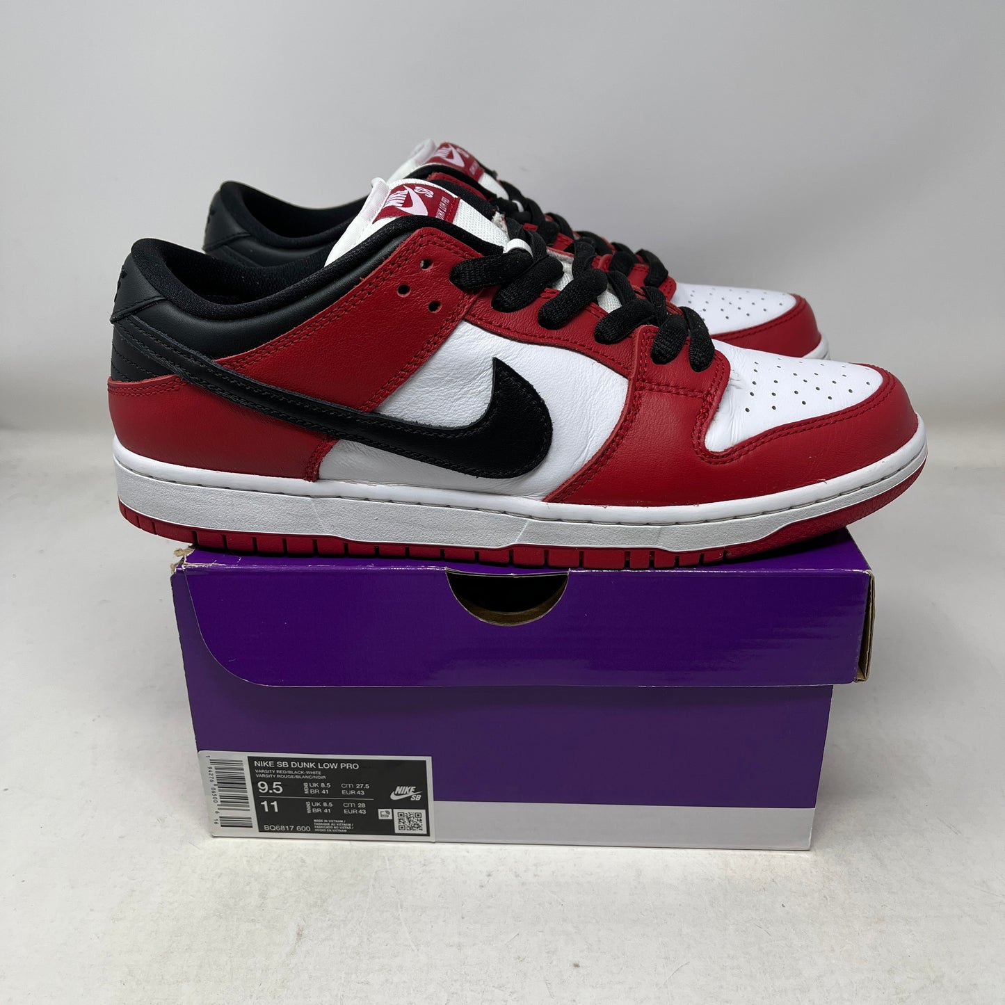 Nike SB Dunk Low Pro J-Pack Chicago Used