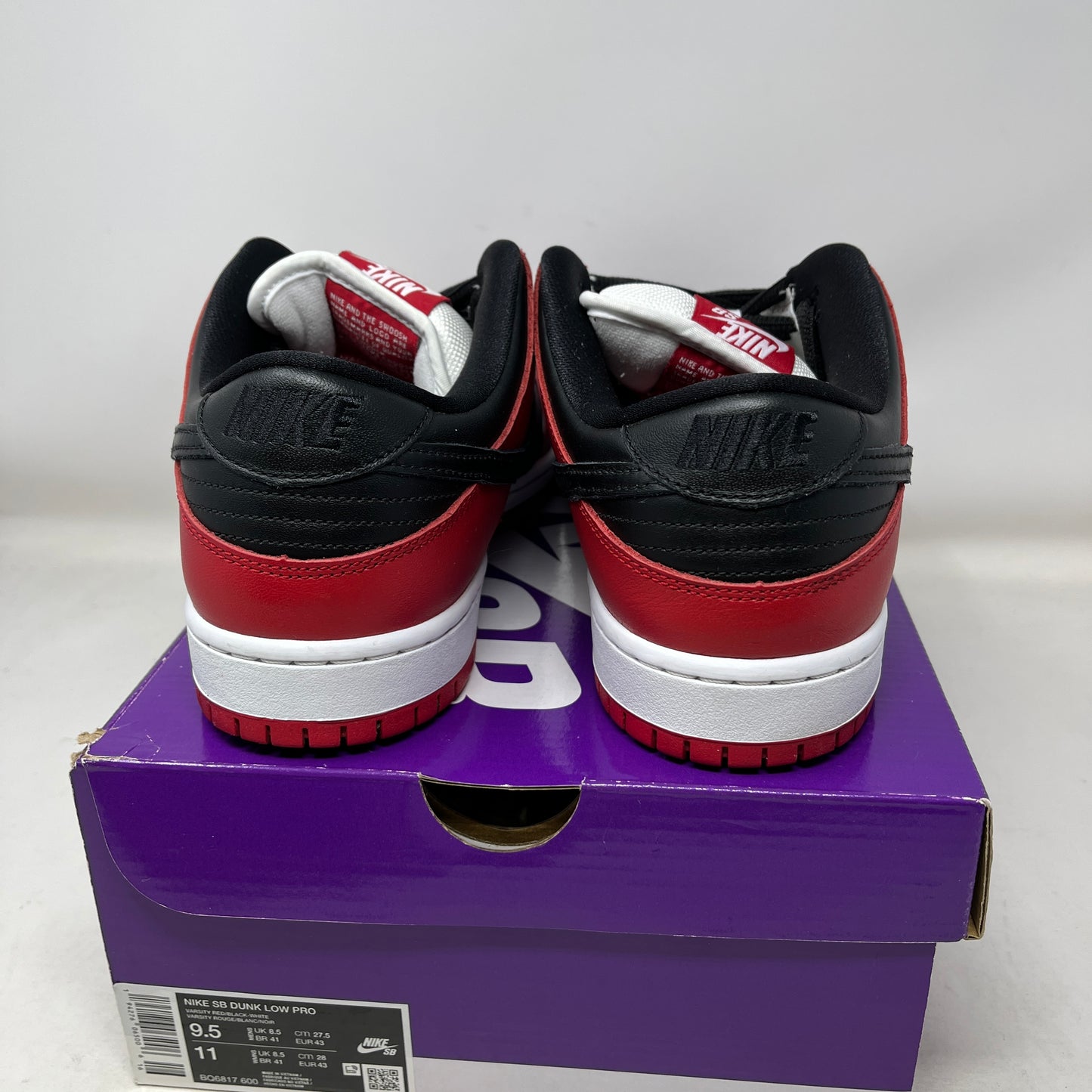 Nike SB Dunk Low Pro J-Pack Chicago Used
