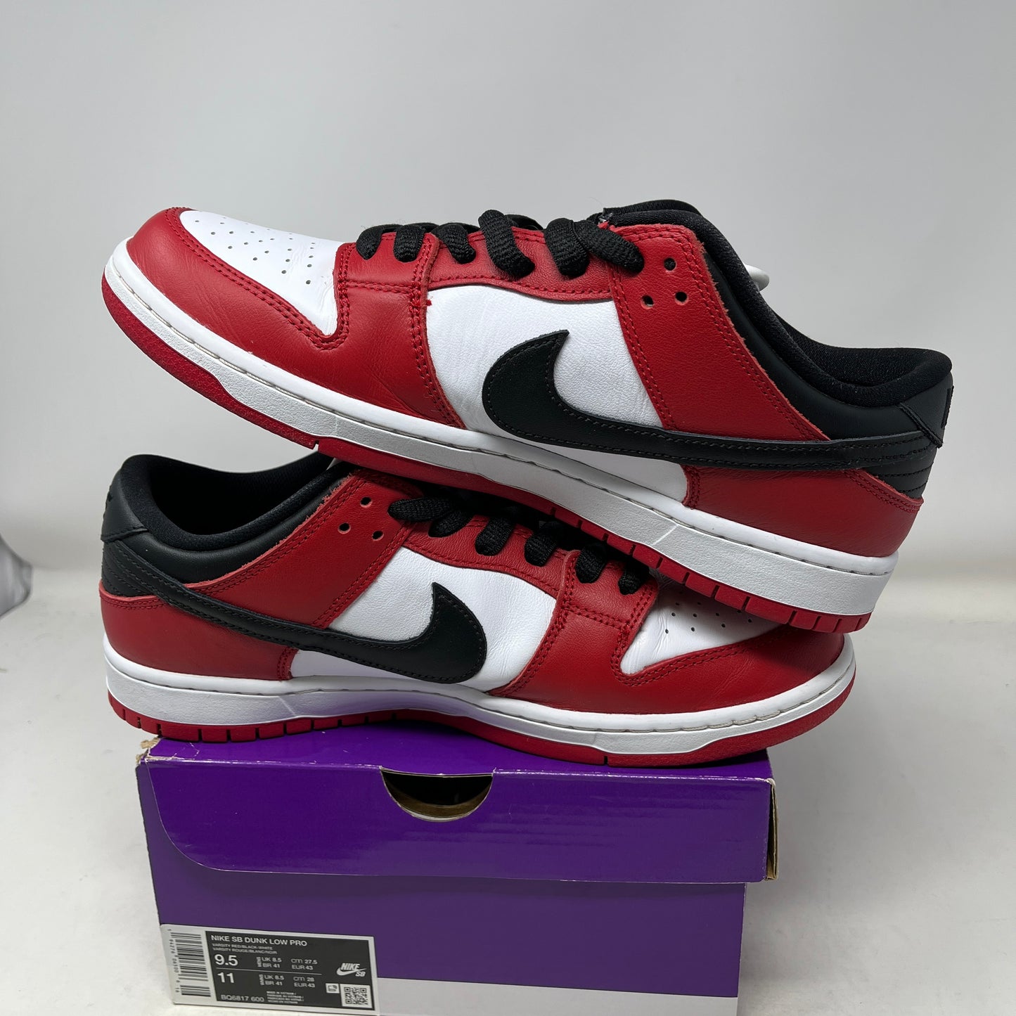 Nike SB Dunk Low Pro J-Pack Chicago Used