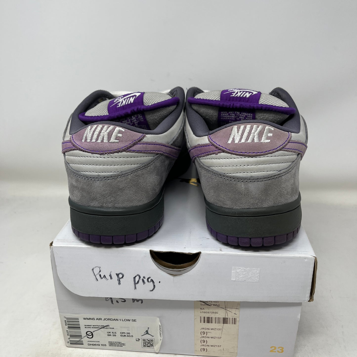 Nike SB Dunk Low Purple Pigeon Used