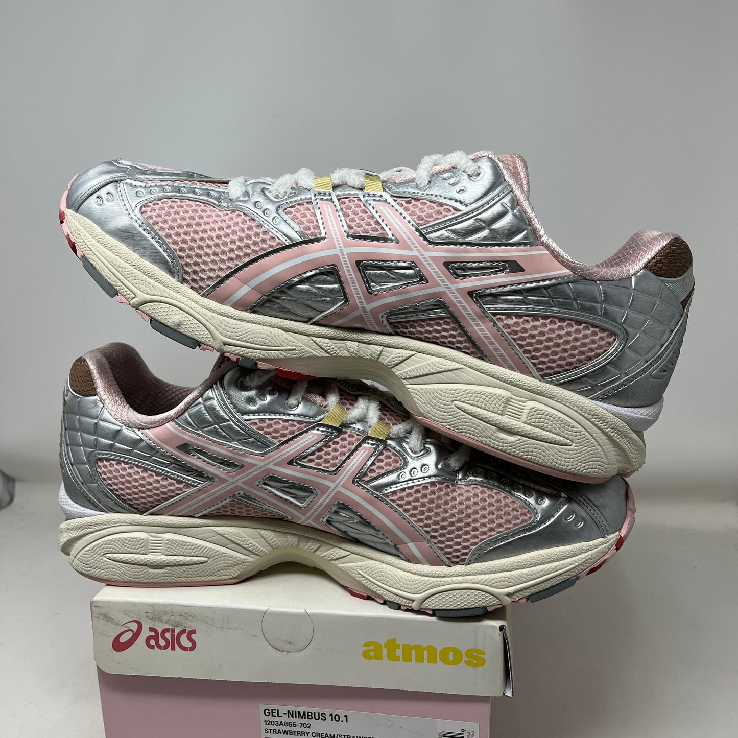 ASICS Gel-Nimbus 10.1 Vandy The Pink x atmos Banana Split Strawberry Used