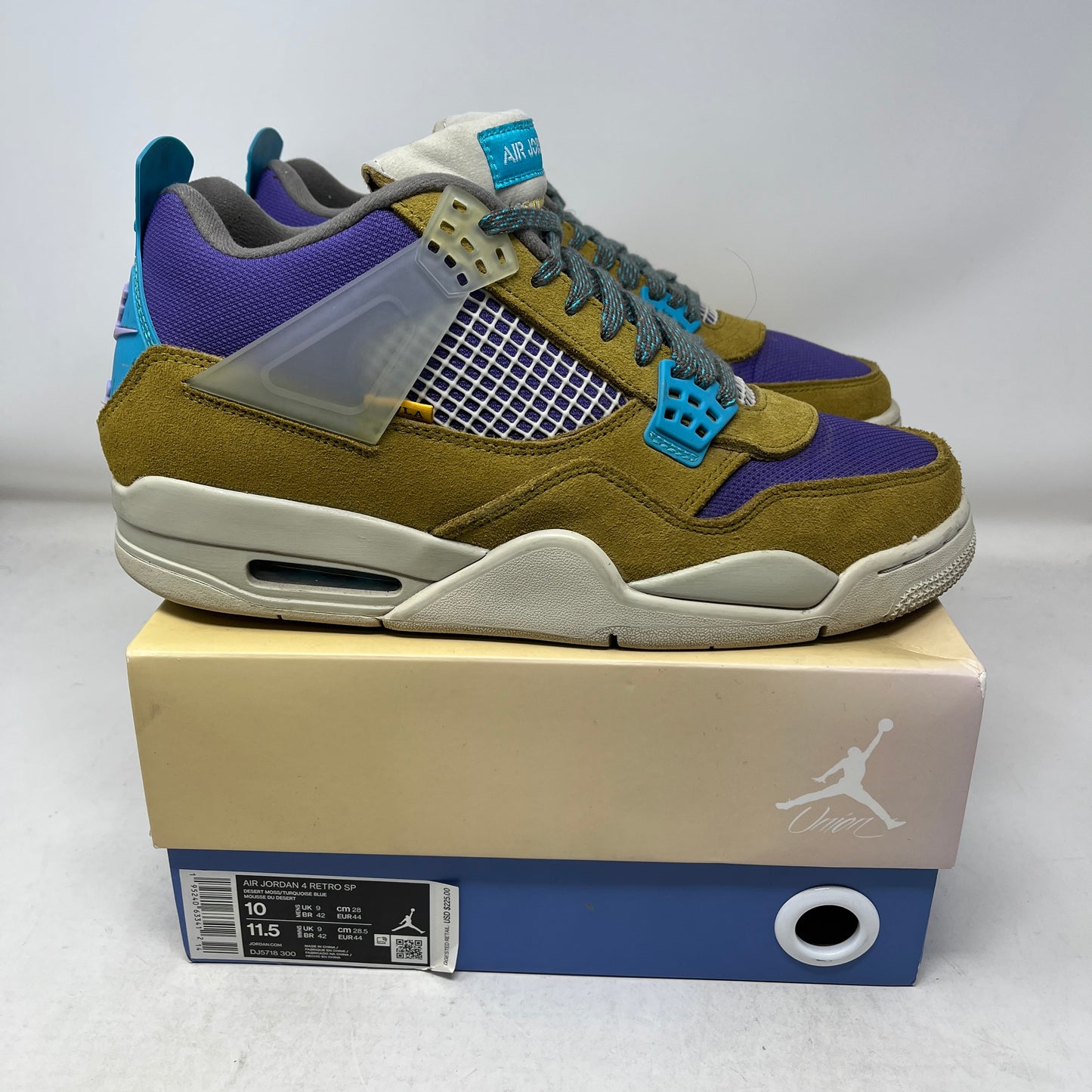 Jordan 4 Retro SP 30th Anniversary Union Desert Moss (Used)