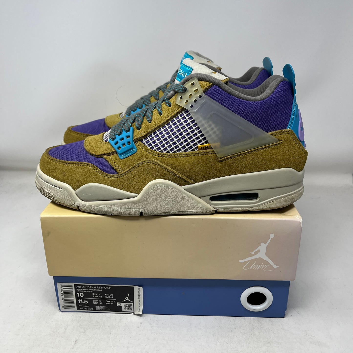 Jordan 4 Retro SP 30th Anniversary Union Desert Moss (Used)