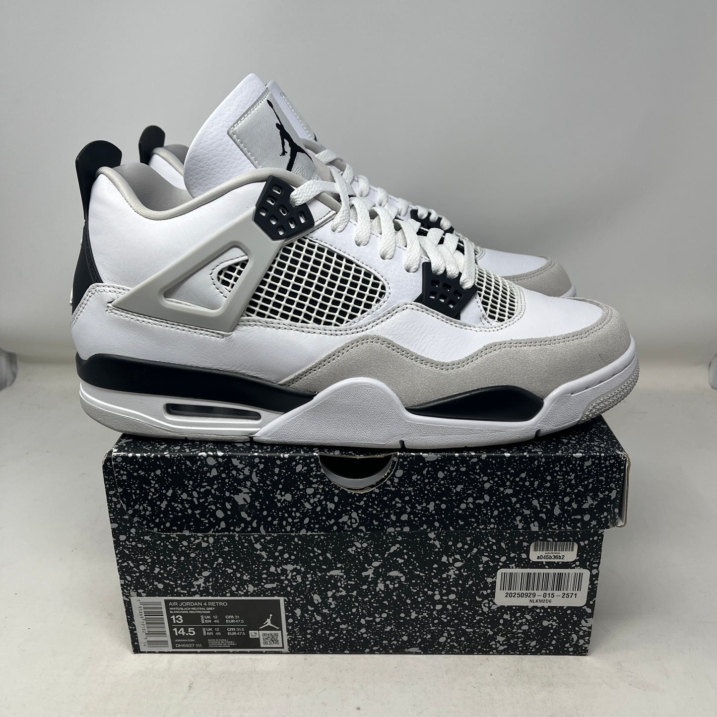 Jordan 4 Retro Military Black Used