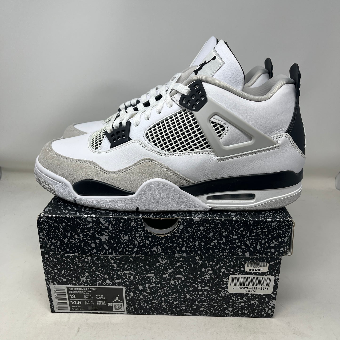 Jordan 4 Retro Military Black Used