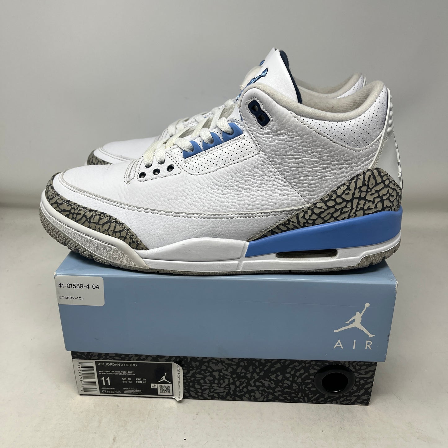 Jordan 3 Retro UNC (2020) Used