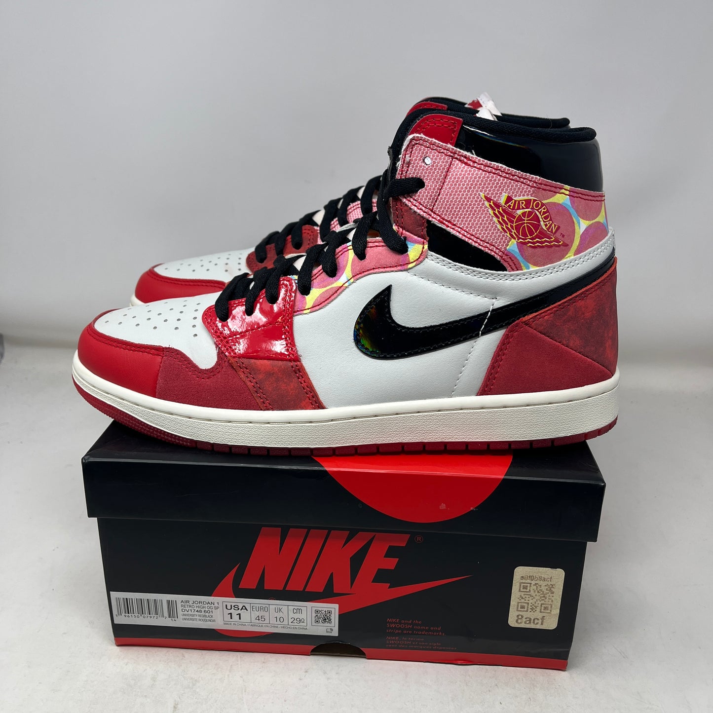 Jordan 1 Retro High OG Spider-Man Across the Spider-Verse Used