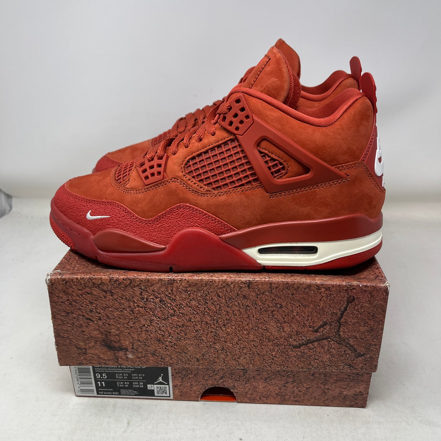 Air Jordan 4 Retro OG SP Nigel Sylvester Brick by Brick Used