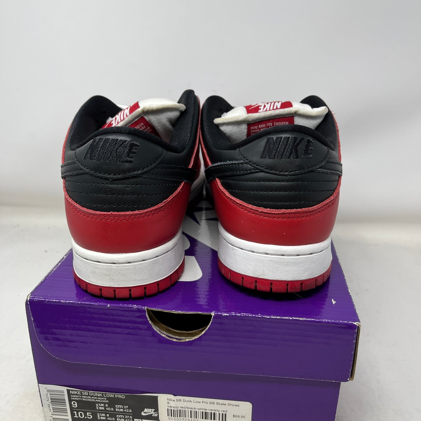 Nike SB Dunk Low Pro J-Pack Chicago Used