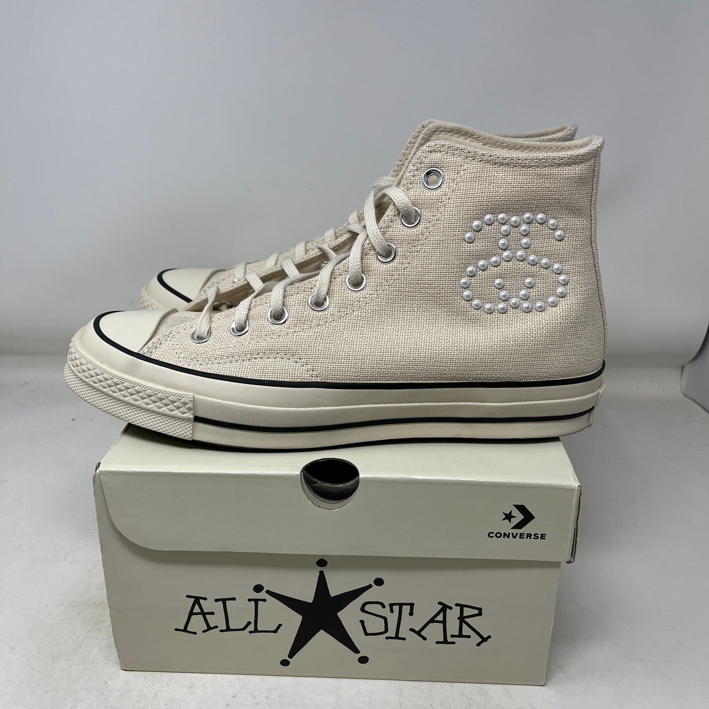 Converse Chuck Taylor All Star 70 Hi Stussy Fossil Pearl Used