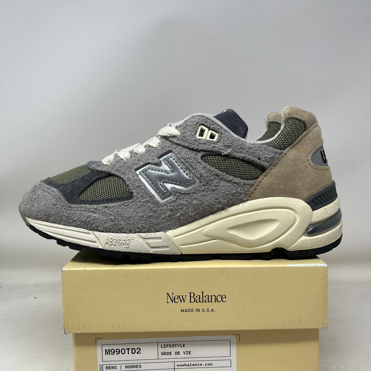 New Balance 990v2 MiUSA Teddy Santis Marblehead Incense Used