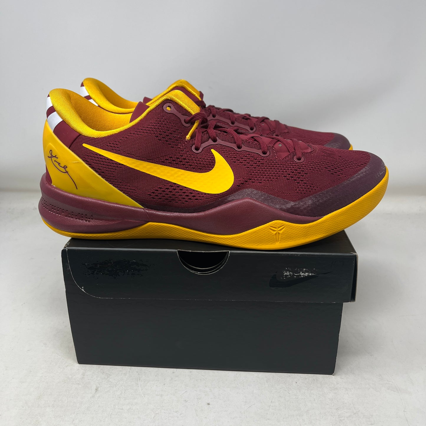 Nike Kobe 8 Protro USC Trojans PE Red Used