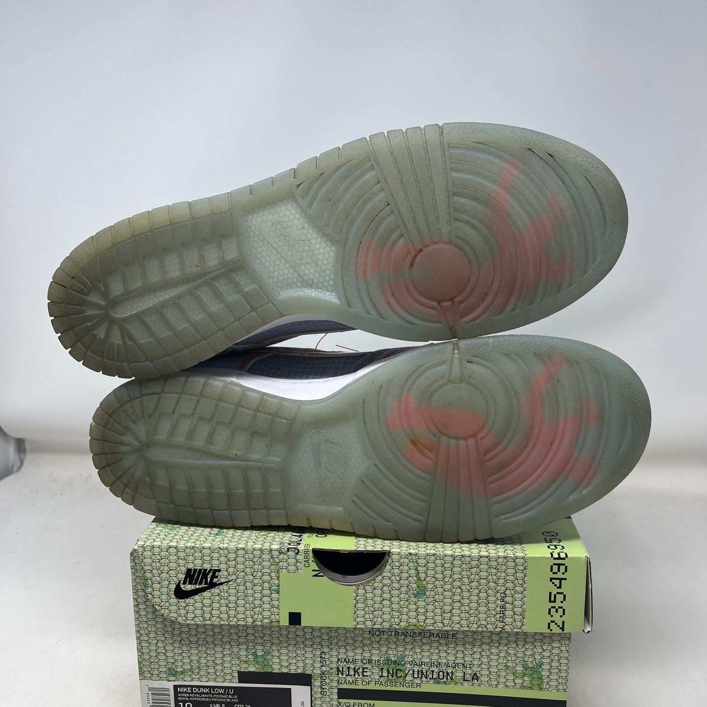 Nike Dunk Low Union Passport Pack Argon Used