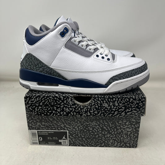 Jordan 3 Retro Midnight Navy Used