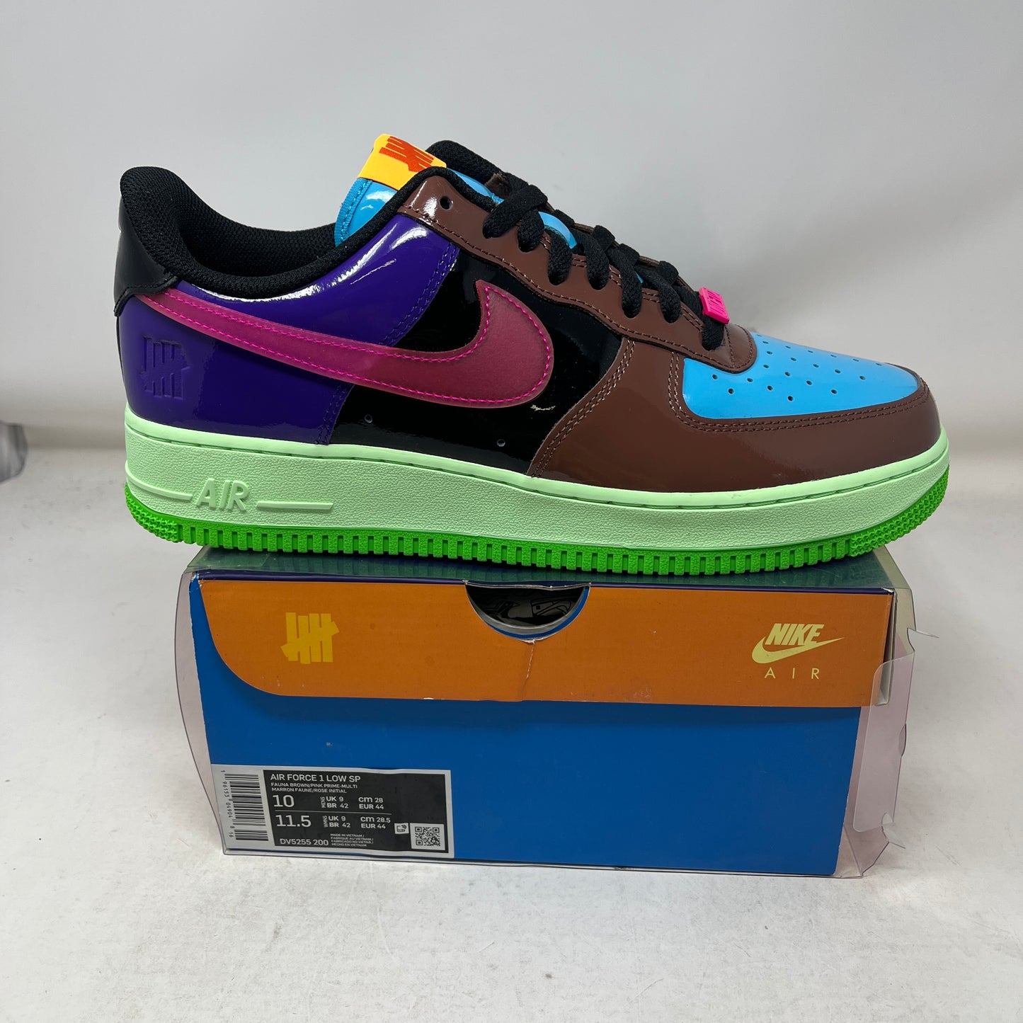 Nike Air Force 1 Low SP Undefeated Multi-Patent Pink Prime