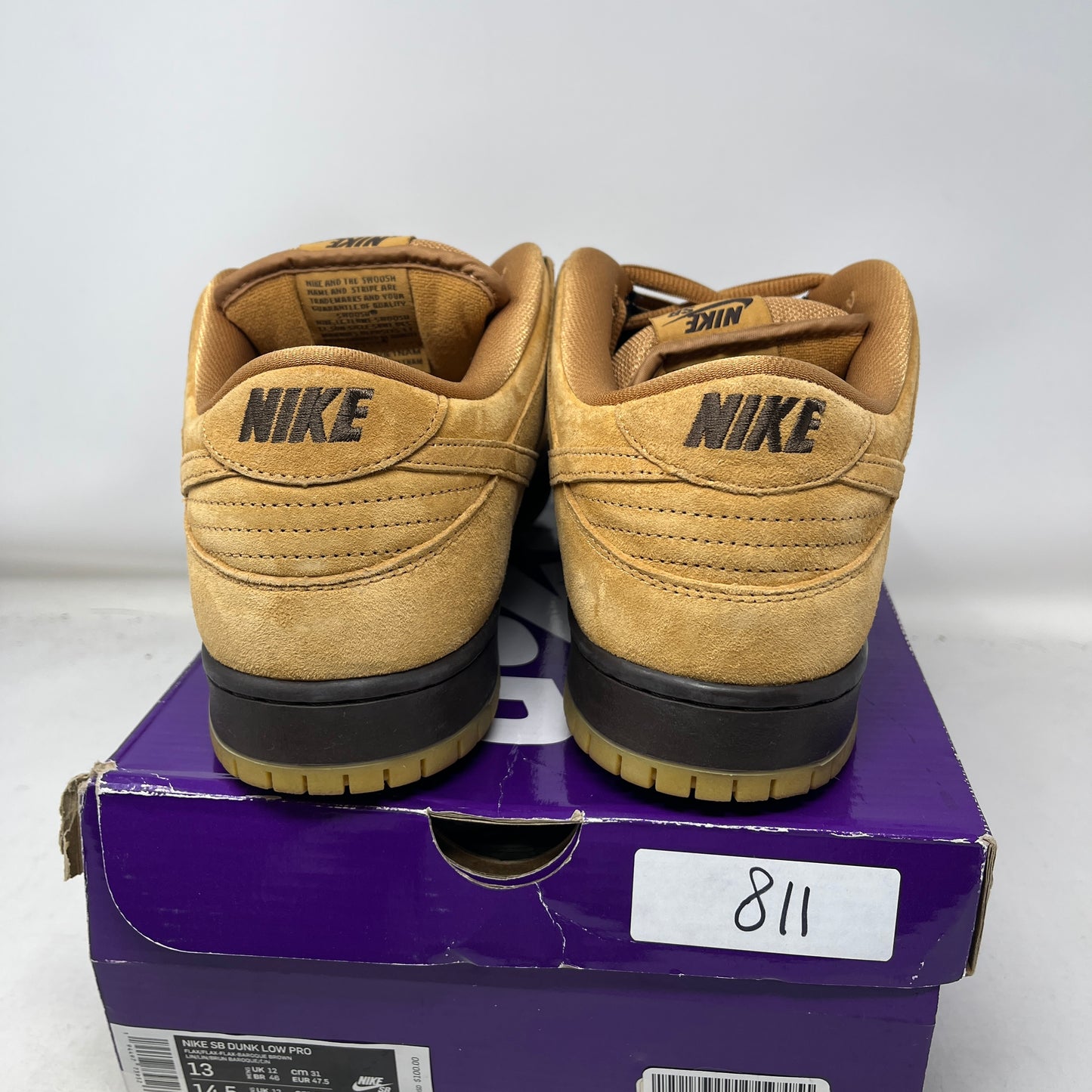 Nike SB Dunk Low Wheat Used