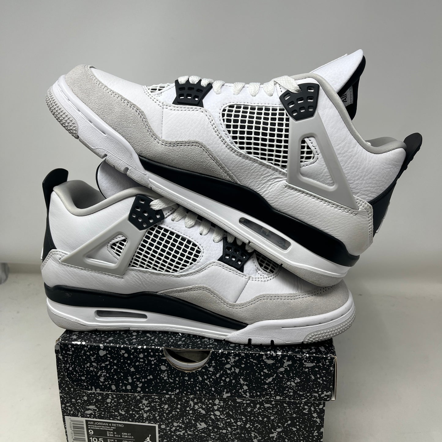 Jordan 4 Retro Military Black Used