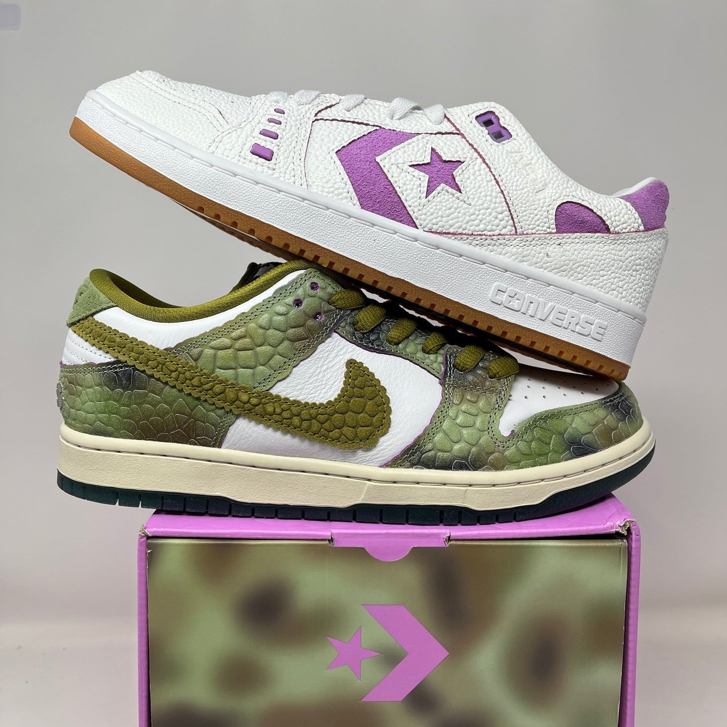 Nike SB Dunk Low & Converse CONS AS-1 Pro Chameleon Pack