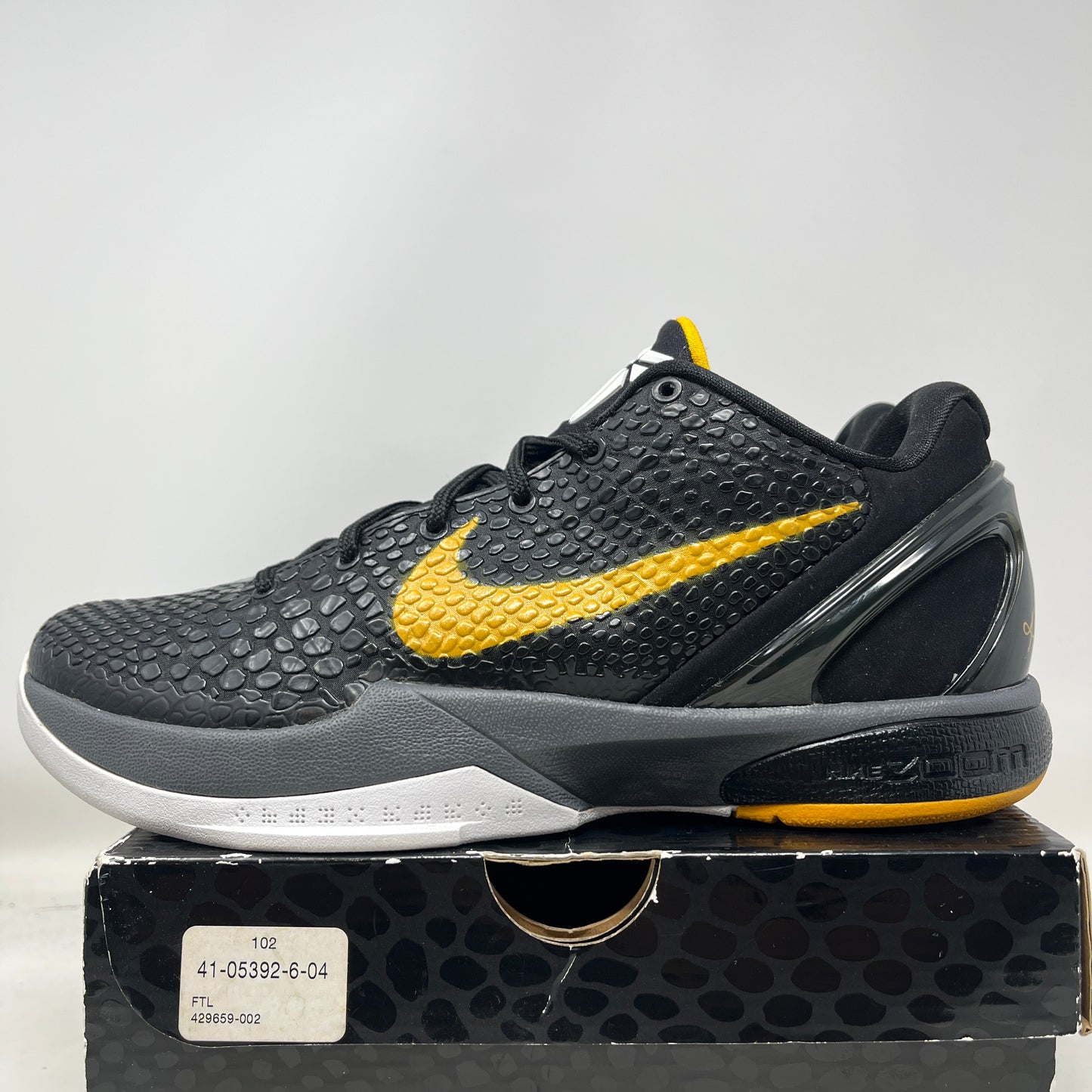 Nike Kobe 6 Black Del Sol Used