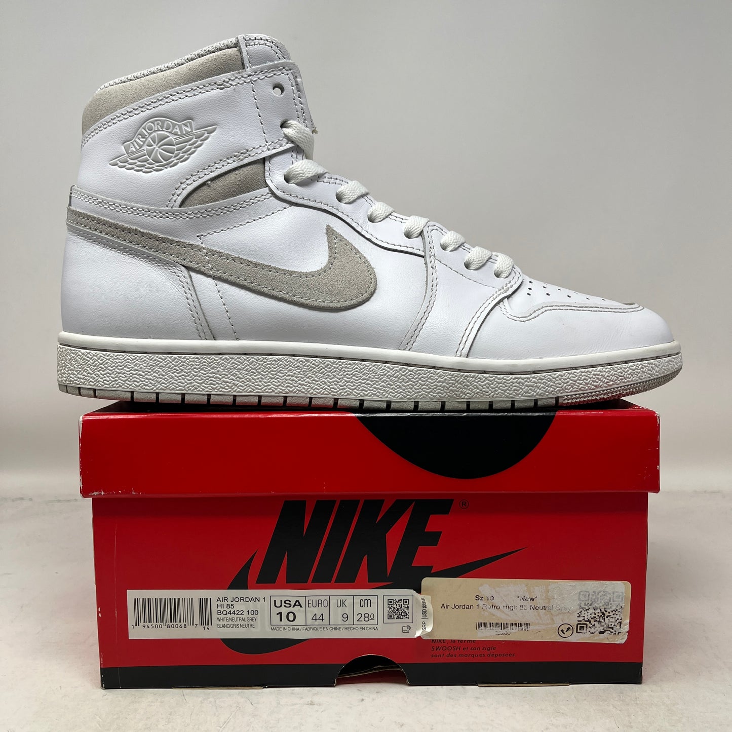 Jordan 1 Retro High '85 Neutral Grey Used