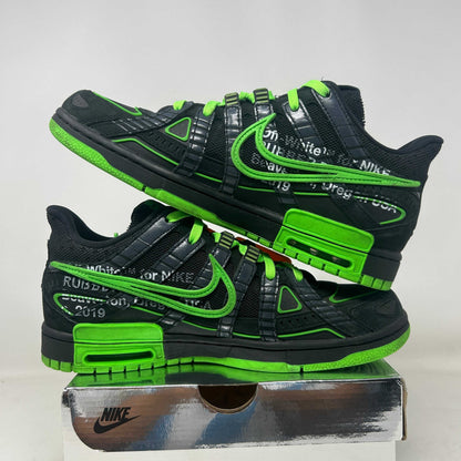 Nike Air Rubber Dunk Off-White Green Strike Used