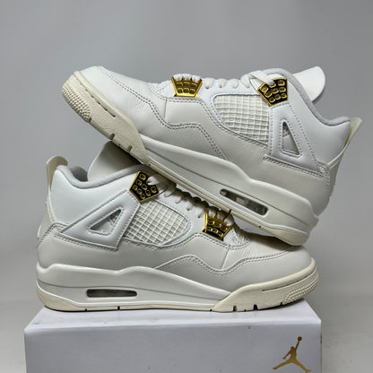 Jordan 4 Retro Metallic Gold (Women's) Used