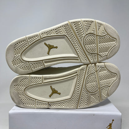 Jordan 4 Retro Metallic Gold (Women's) Used