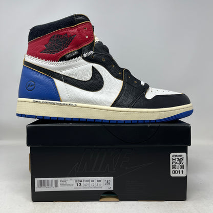 Jordan 1 Retro High OG SP Fragment x Union LA Varsity Red Sport Royal Used