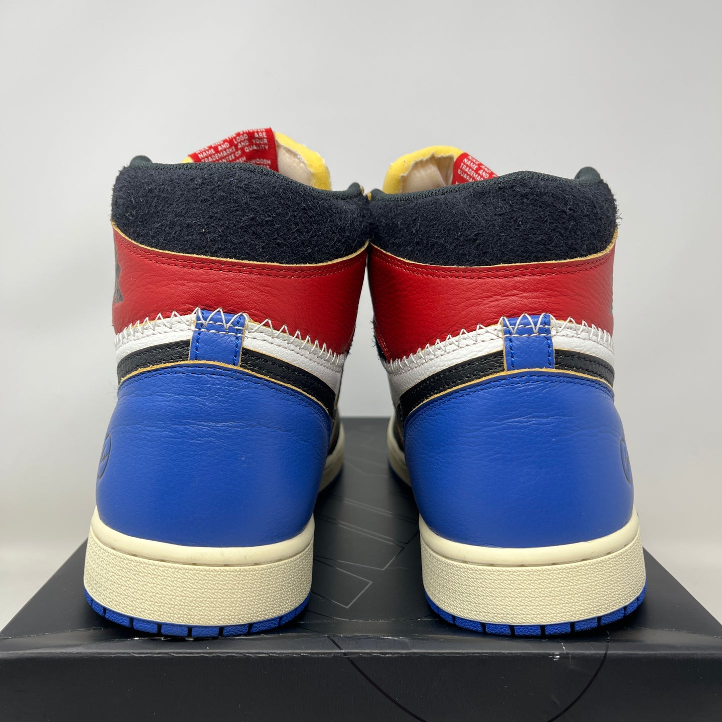 Jordan 1 Retro High OG SP Fragment x Union LA Varsity Red Sport Royal Used