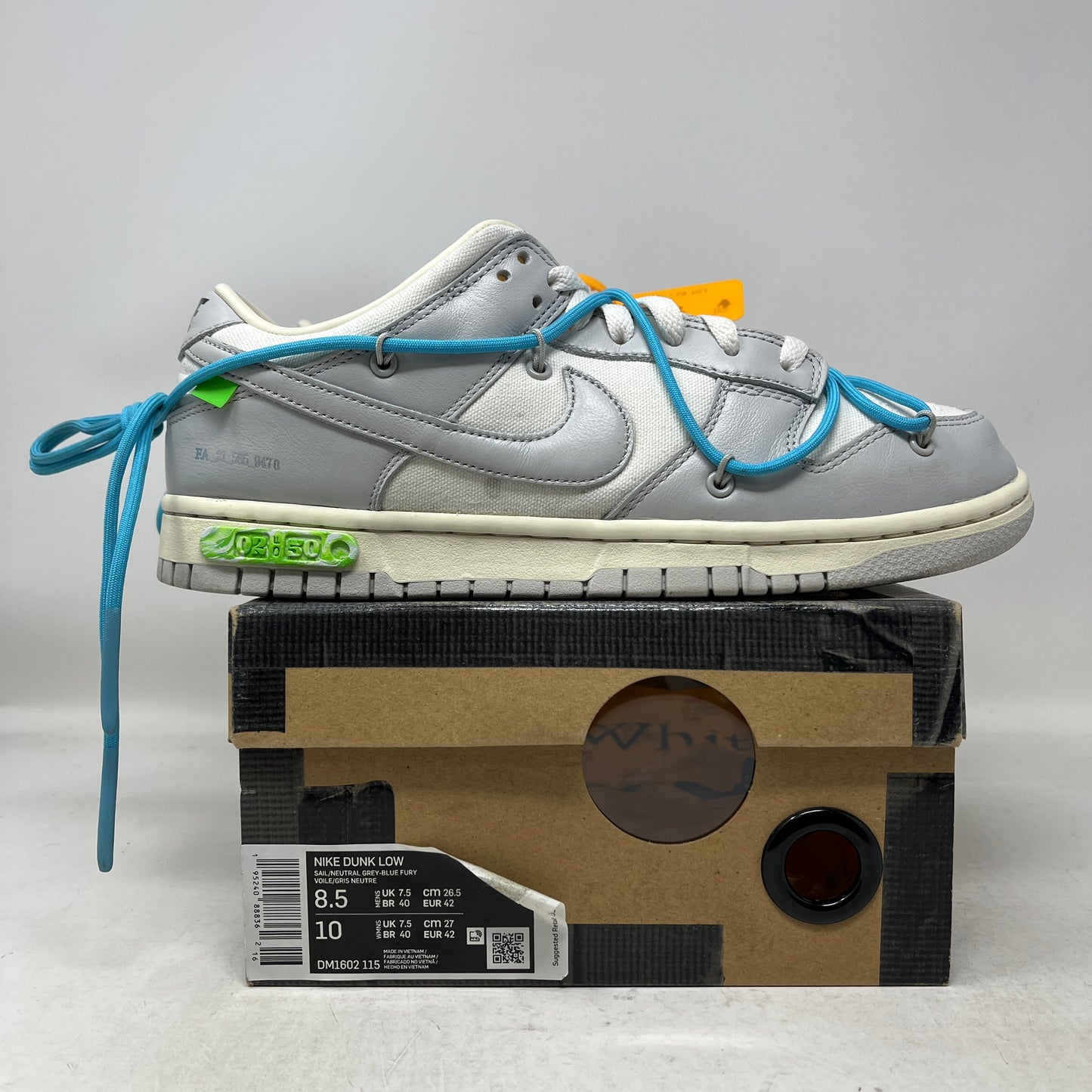 Nike Dunk Low Off-White Lot 2 Used