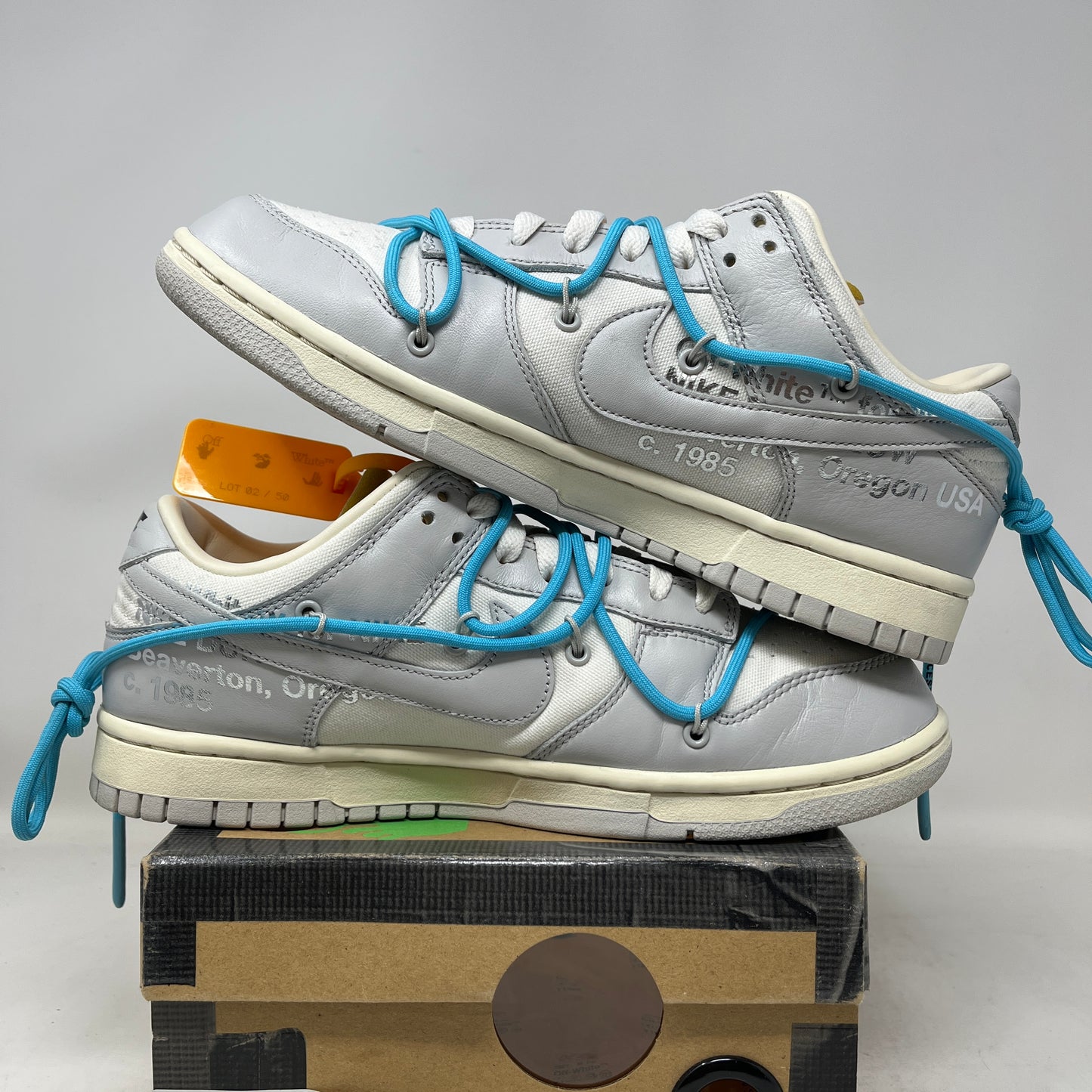 Nike Dunk Low Off-White Lot 2 Used
